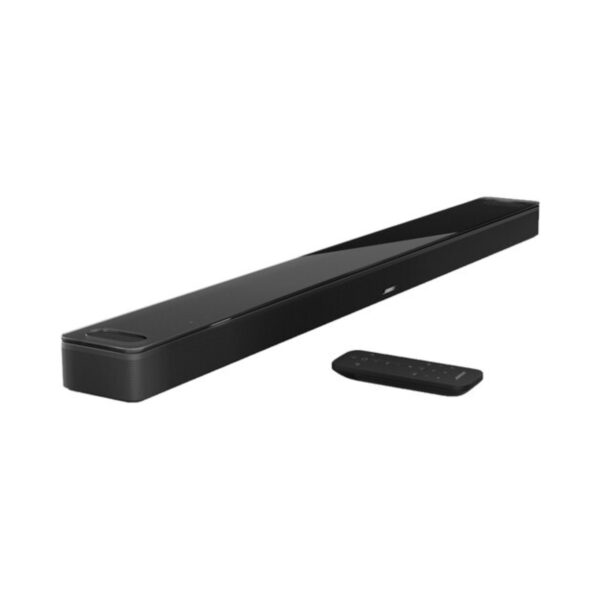 AVCore-Bose-Smart-Ultra-Soundbar-Front-Angled-View-With-Remote-Hero-Black- jpg