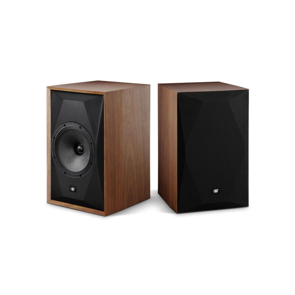 AVCore-MoFi- Electronics-SourcePoint--Bookshelf-Speakers-Front-Angled-View-Walnut- jpg