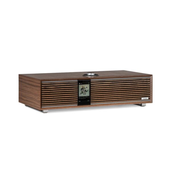 AVCore-Ruark-Audio-R-Front-Angled-View-Fused-Walnut-Veneer- jpg