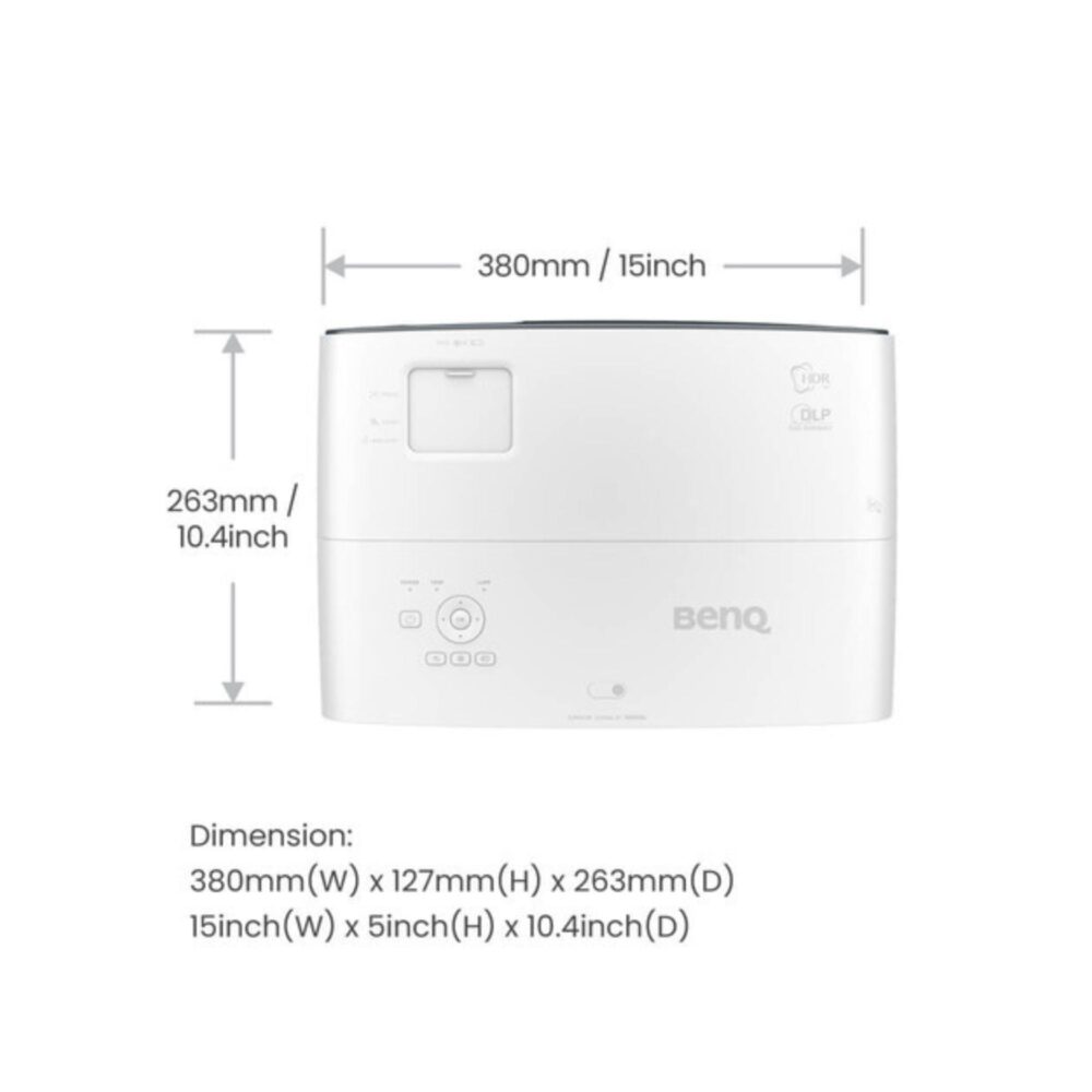 AVCore-BenQ-TK-i-Top-Dimentional-View- jpg