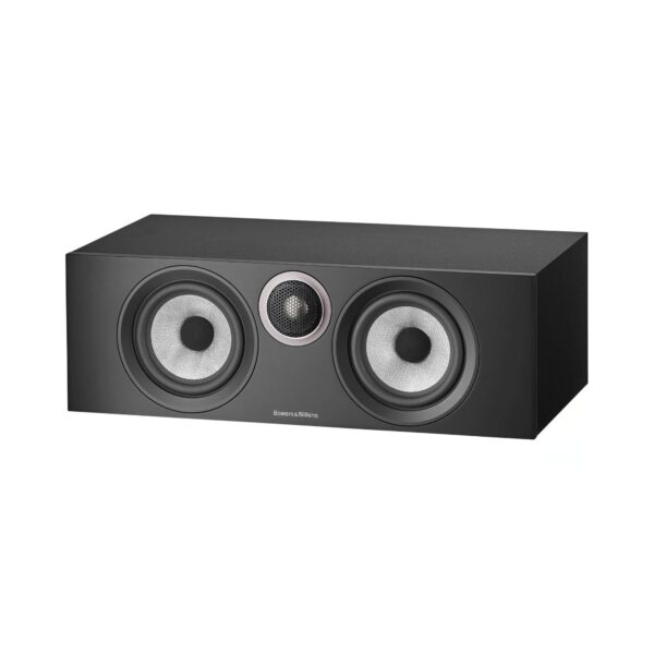 AVCore-Bowers- -Wilkins-HTM-S-Front-Angled-View-Grille-Removed-Black- jpg