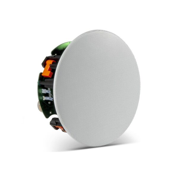 AVCore-JBL-Stage-CDT-Stereo-Input-In-Ceiling-Speaker-Front-Angled-View-With-Grille jpg