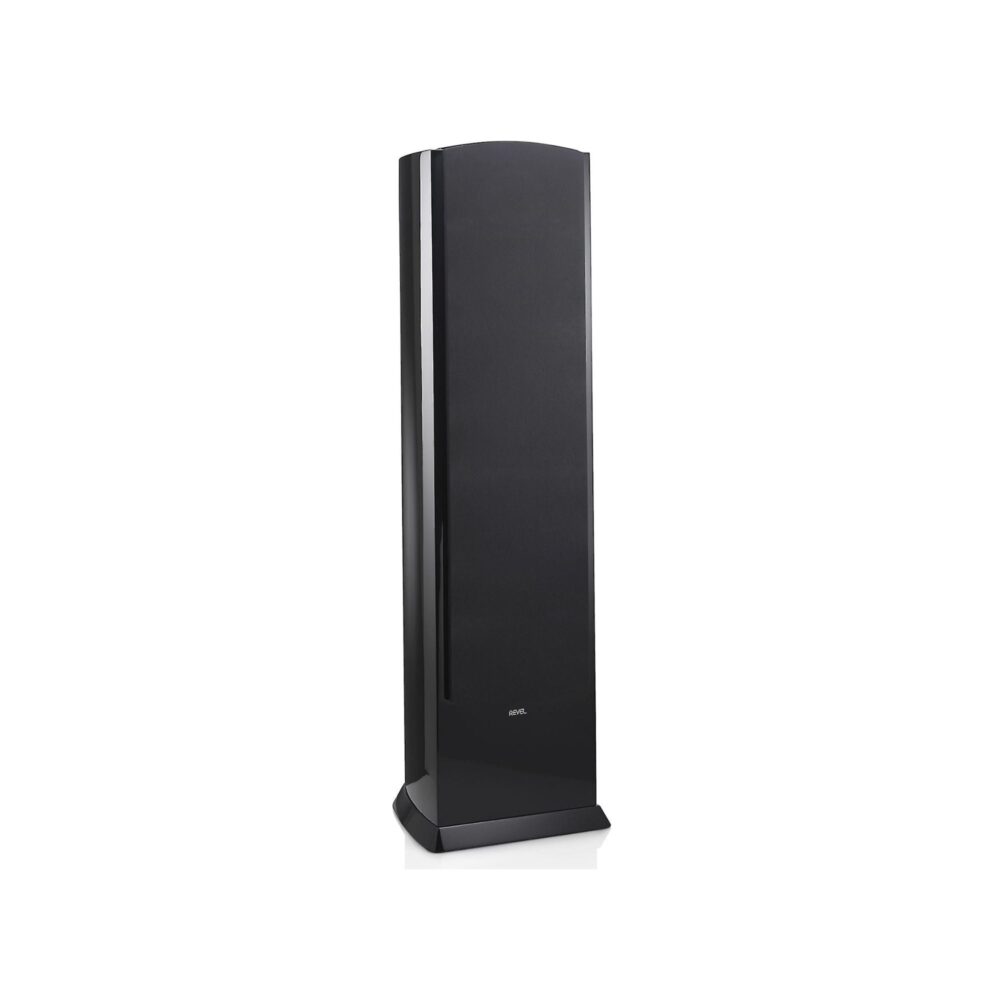 AVCore-Revel-PerformaBe-FBe-Floor-Standing-Speaker-Front-Angled-View-With-Grille-Black jpg