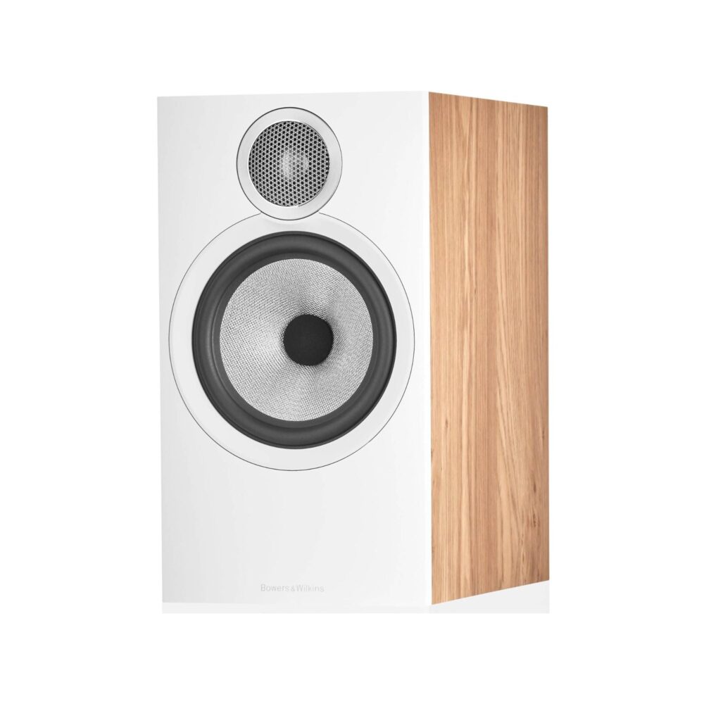 AVCore-Bowers- -Wilkins--S-Front-Angled-Grille-Removed-View-Oak jpg