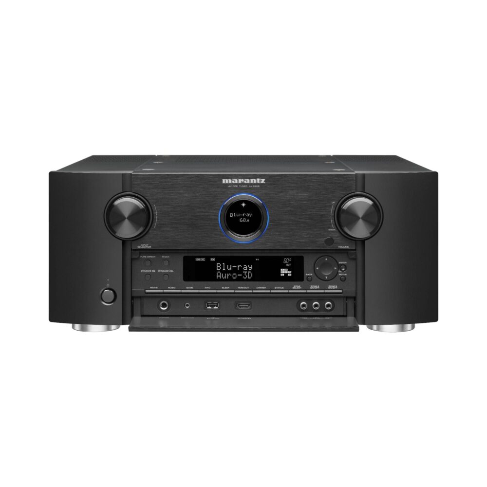 AVCore-Marantz-AVA- -Channel-HEOS-Pre-amplifier-Front-With-Open-Panel-View jpg