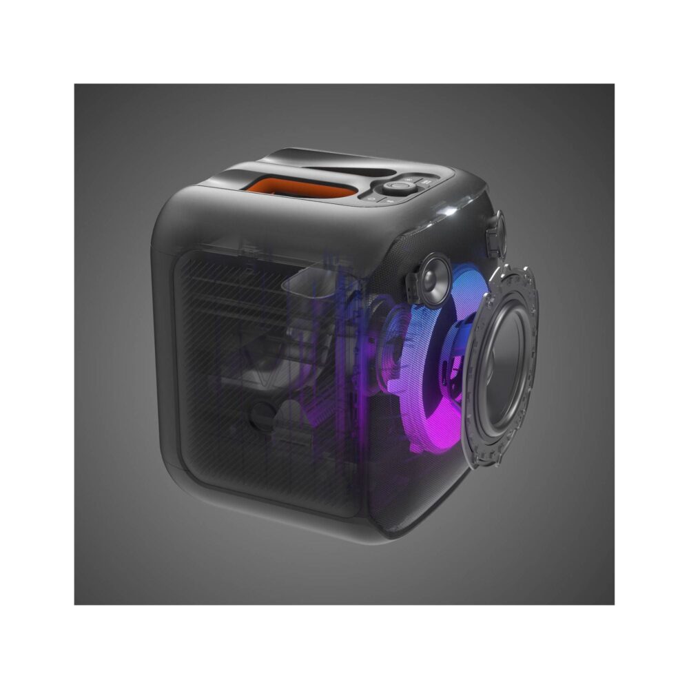 AVCore-JBL-PartyBox-Encore-Essential-Portable-Bluetooth-Speaker-With-Light-Display-Front-Angled-Inside-Design jpg