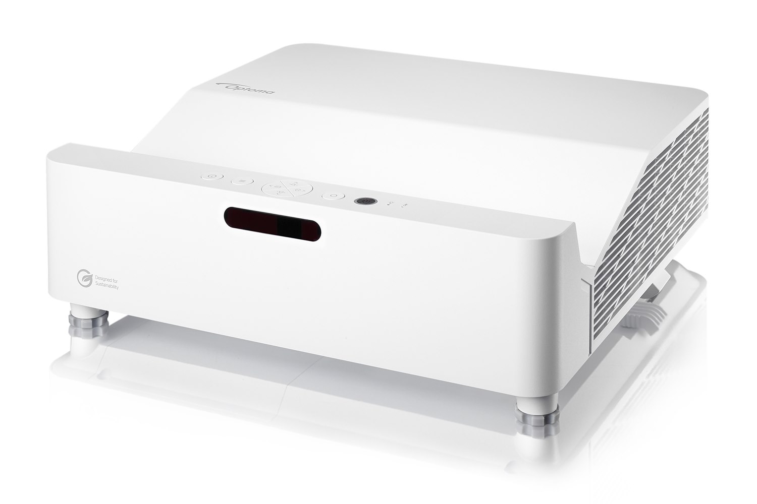 Optoma AZH430UST Full HD DuraCore laser ultra short throw projector - Side