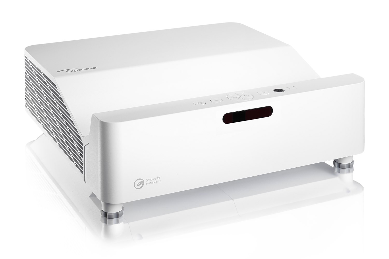 Optoma AZH430UST Full HD DuraCore laser ultra short throw projector - Side