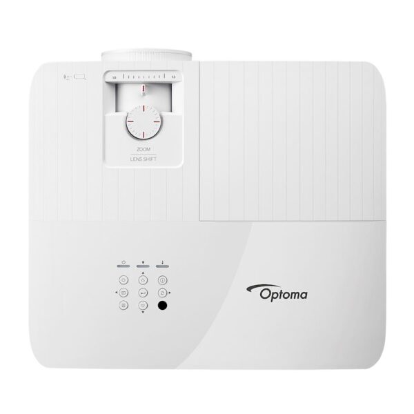 Optoma UHD385X 4K UHD home Cinema projector with 3500 lumens brightness - Top